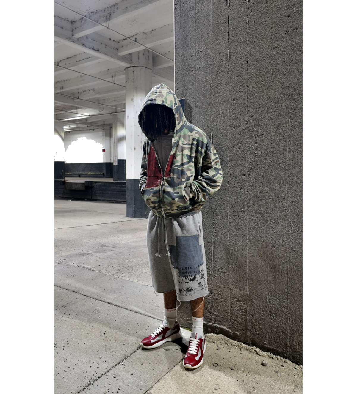 “4-AID” 3/4 Shorts - Slate