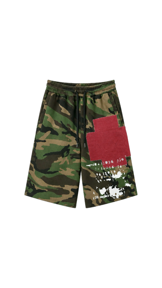 “4-AID” 3/4 Shorts - Camo
