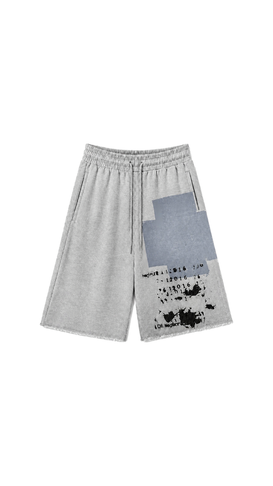 “4-AID” 3/4 Shorts - Slate
