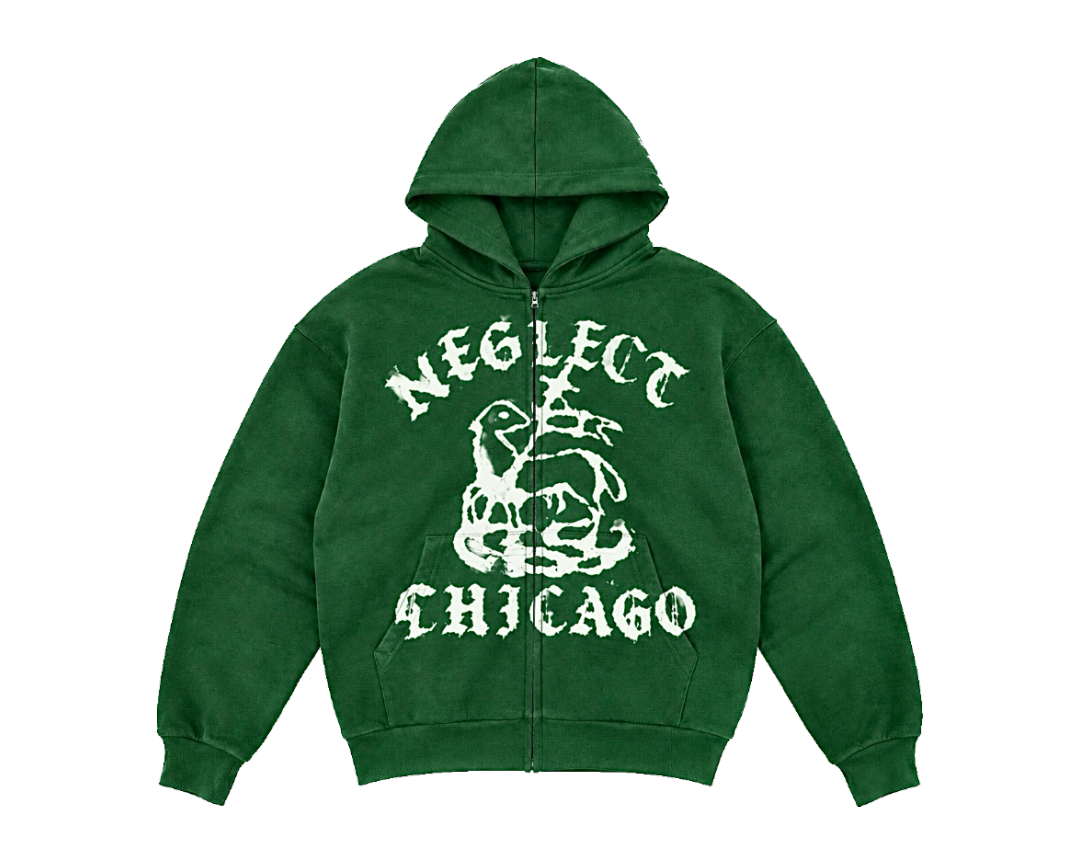 “Passover” Zip-Up - Forest GRN