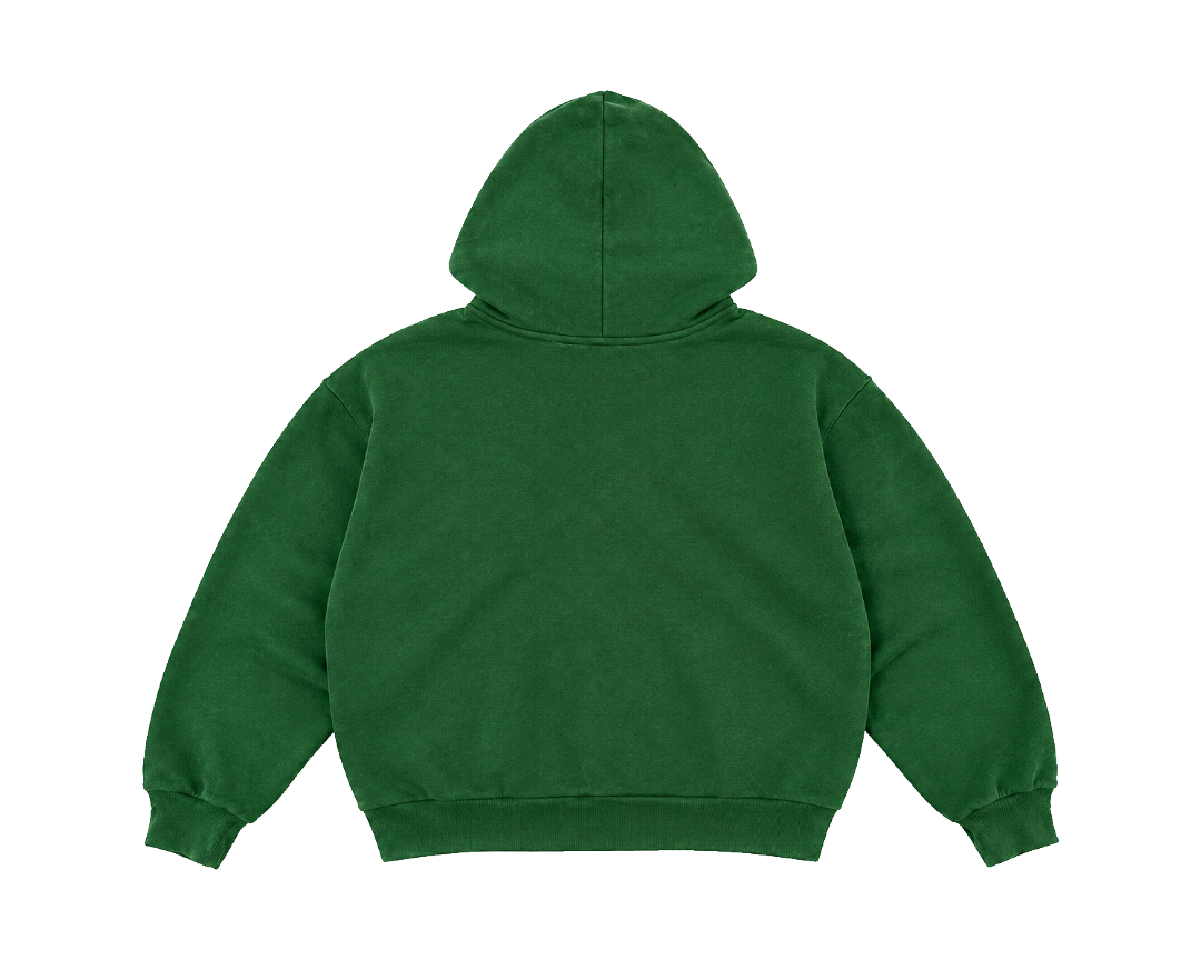 “Passover” Zip-Up - Forest GRN