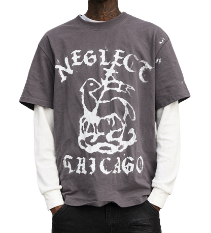 “Passover” Skate Tee - Ash Grey